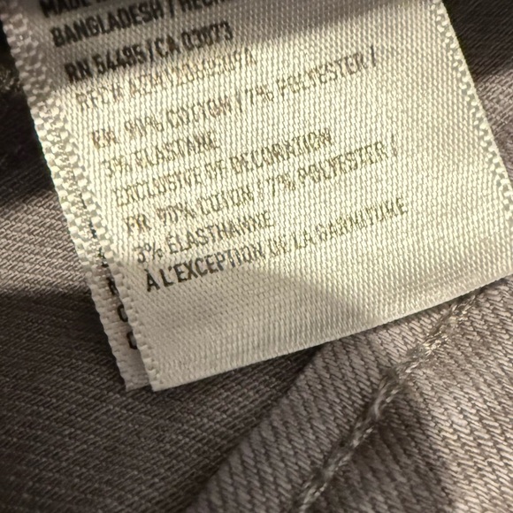 American Eagle size 2 excellent condition high rise gray skinny jeans jeggings - Picture 7 of 7